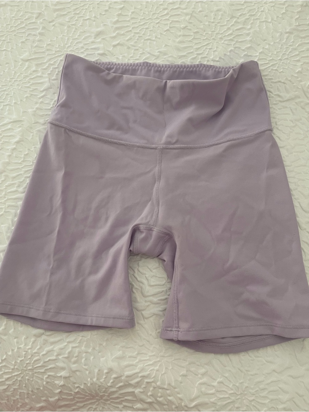 SKIMS High-Waist Lavender Bike Shorts